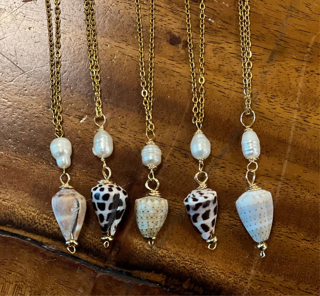 Coco Eve Pearls and Shells Necklace