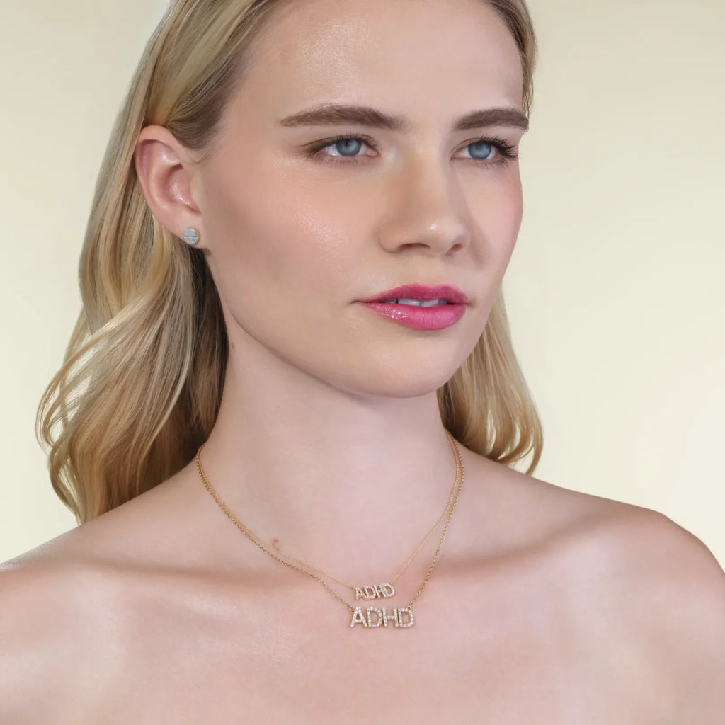 "ADHD" Diamond Nameplate