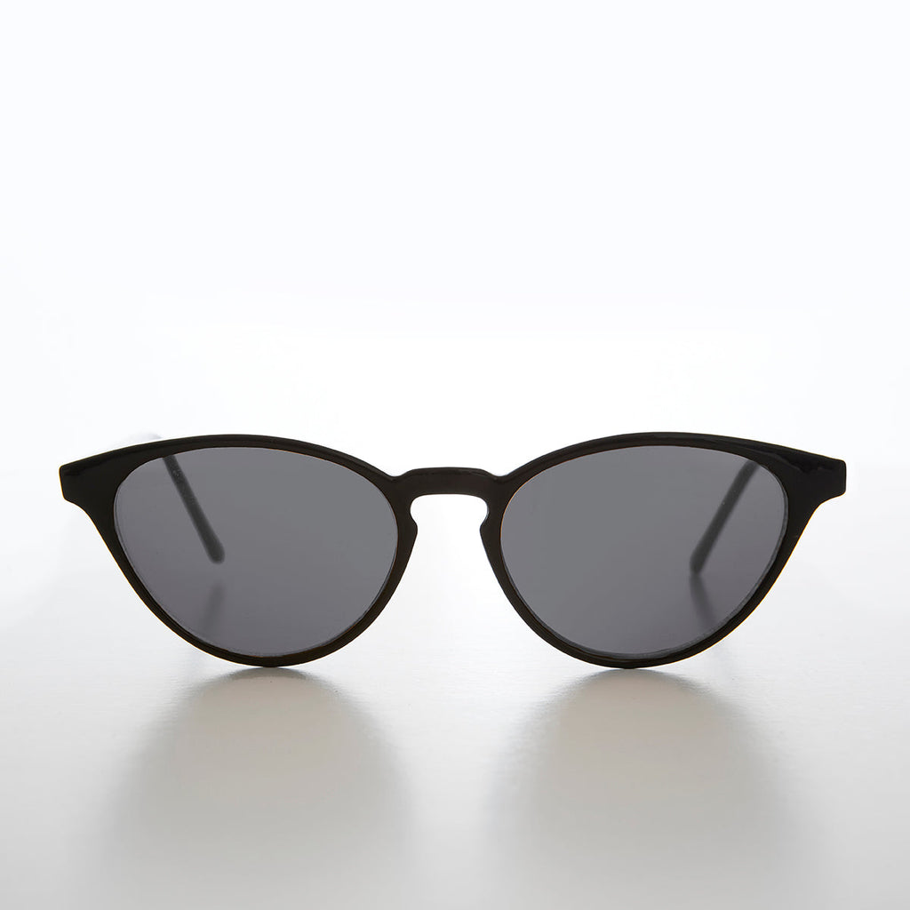 Women's Round Cat Eye Sunglass with Keyhole Bridge - Allie