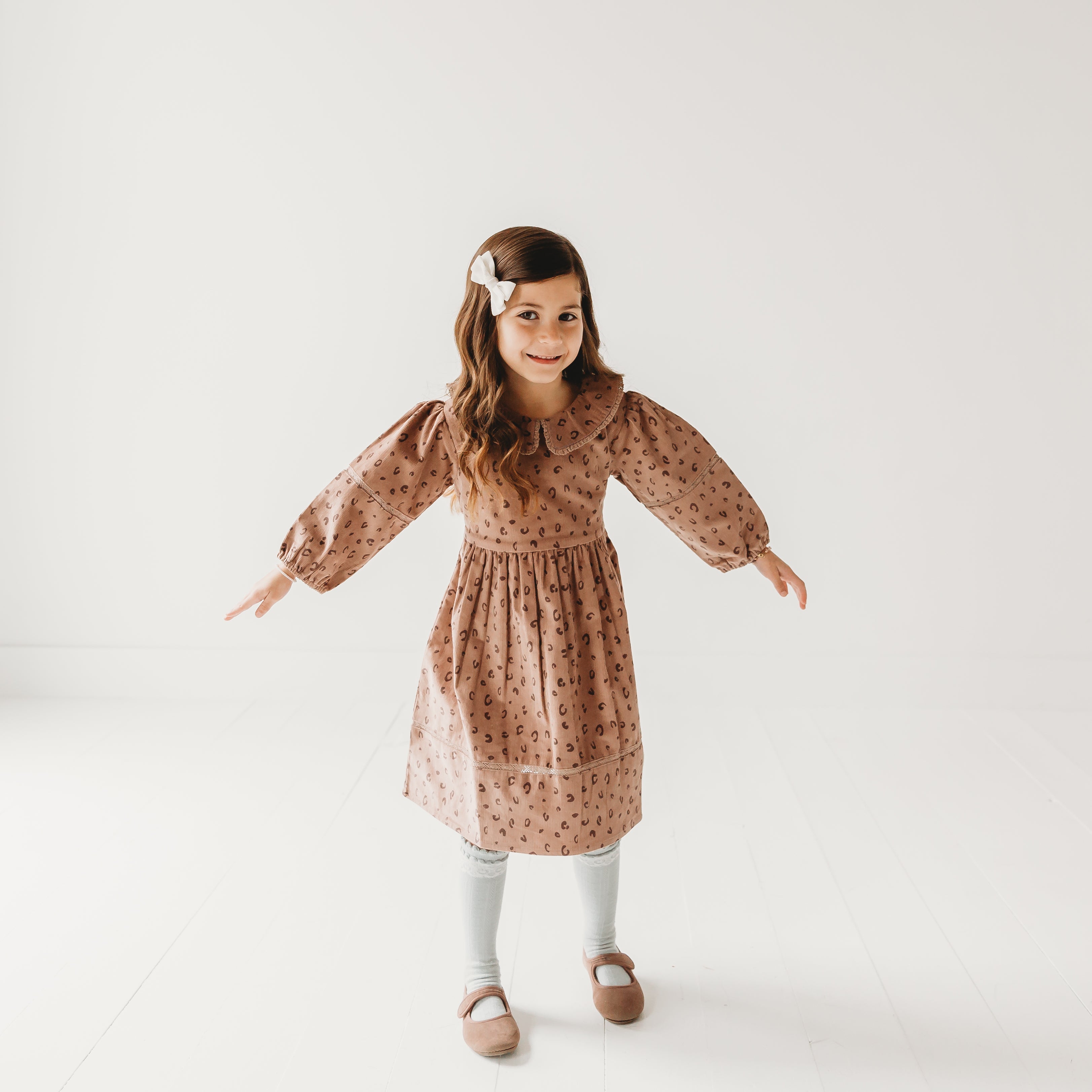 Cord Crush Animal Print Dress