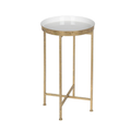 Celia Round Tray Table with White
