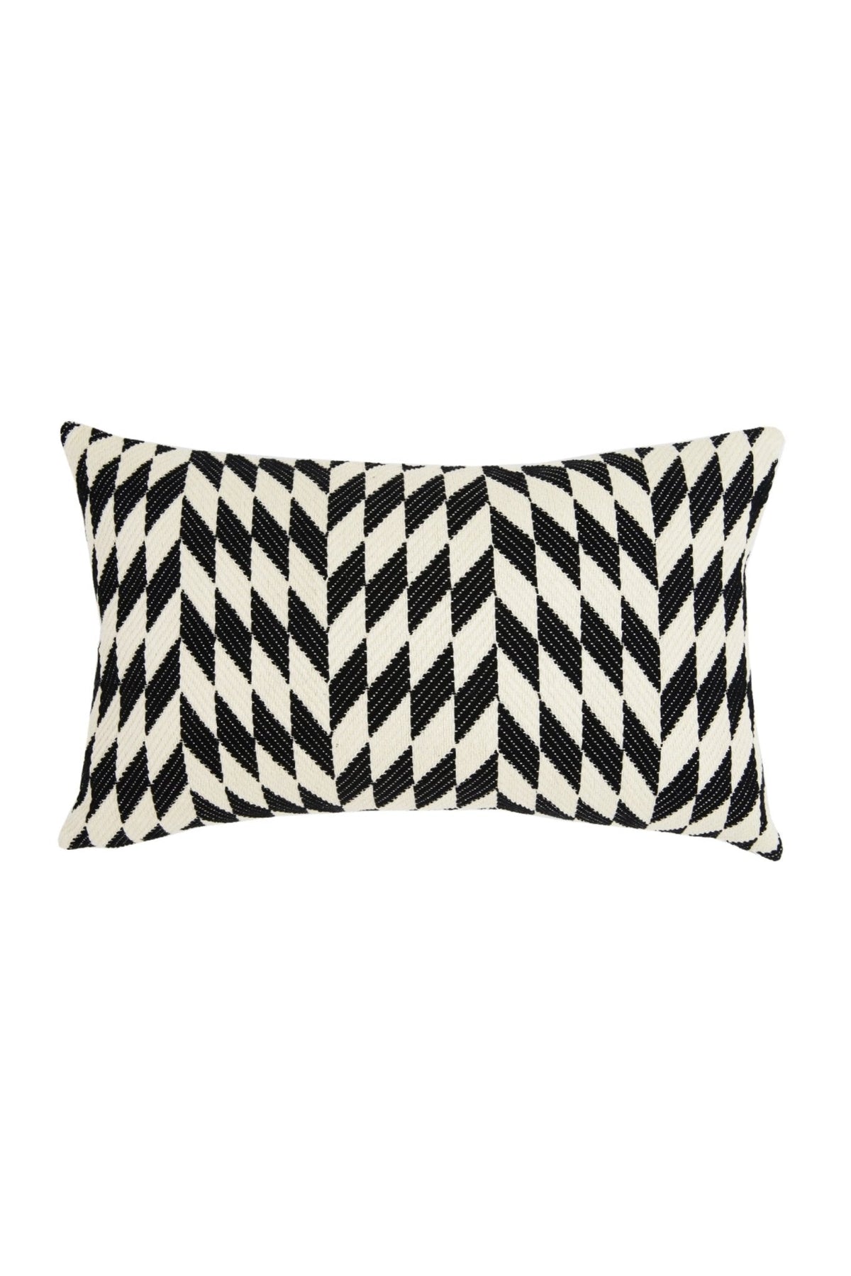Made to order: Almolonga Diamond Pillow - Black and Natural White