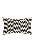 Made to order: Almolonga Diamond Pillow - Black and Natural White