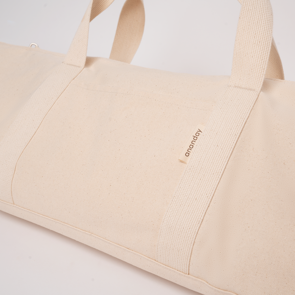 Canvas Yoga Bag in Natural