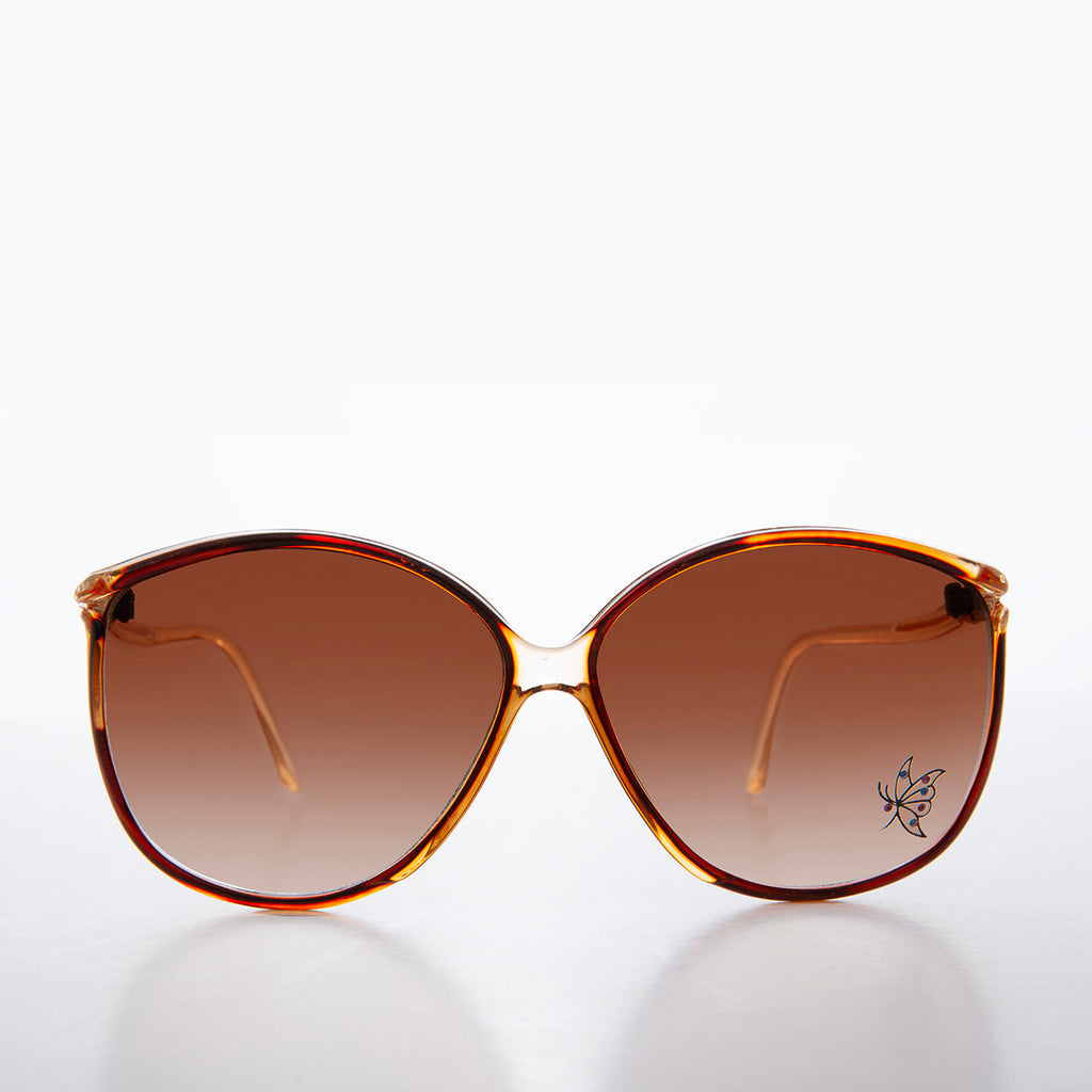 80s Rhinestone Boho Vintage Sunglasses - Belinda