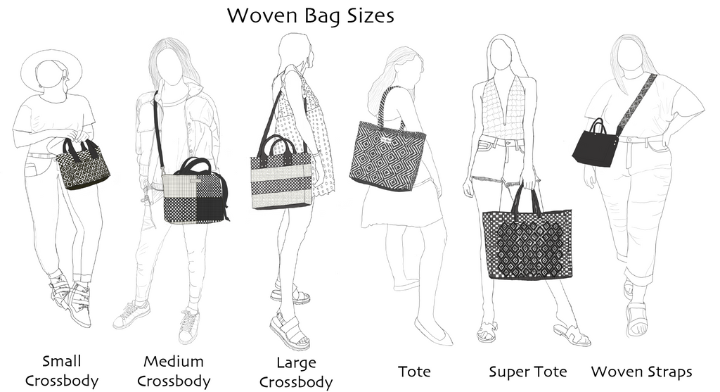 Mixte Large Woven Crossbody Bag