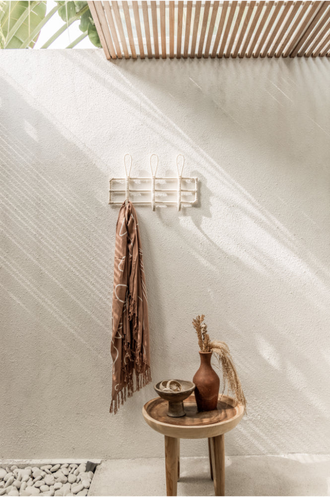 Nusa Rattan Wall Hooks