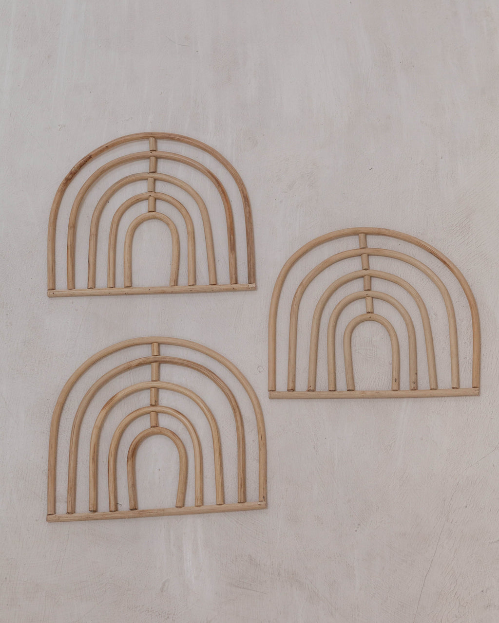 Rainbow Rattan Wall Decor
