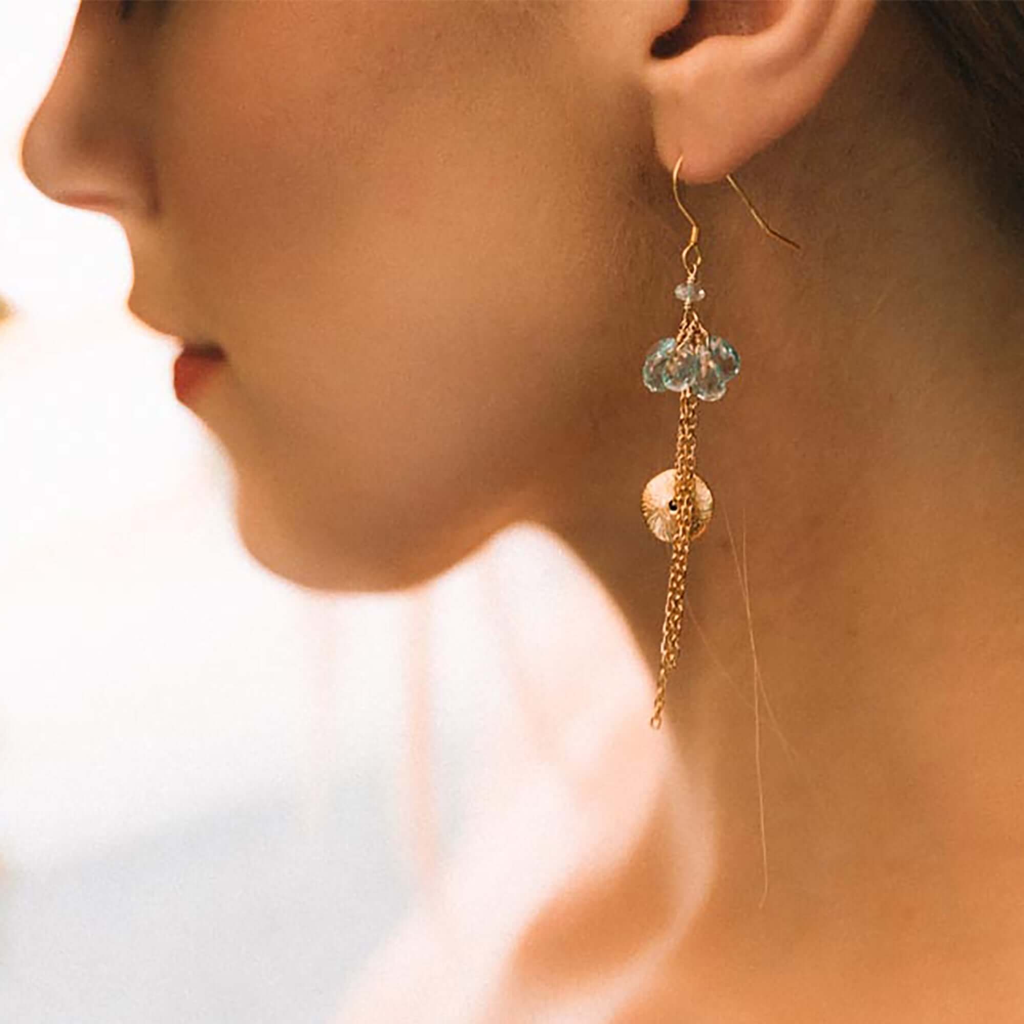 Amethyst Ballet Earrings