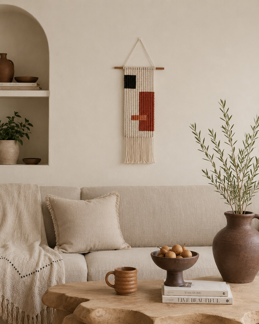 Block Macrame Wall Hanging