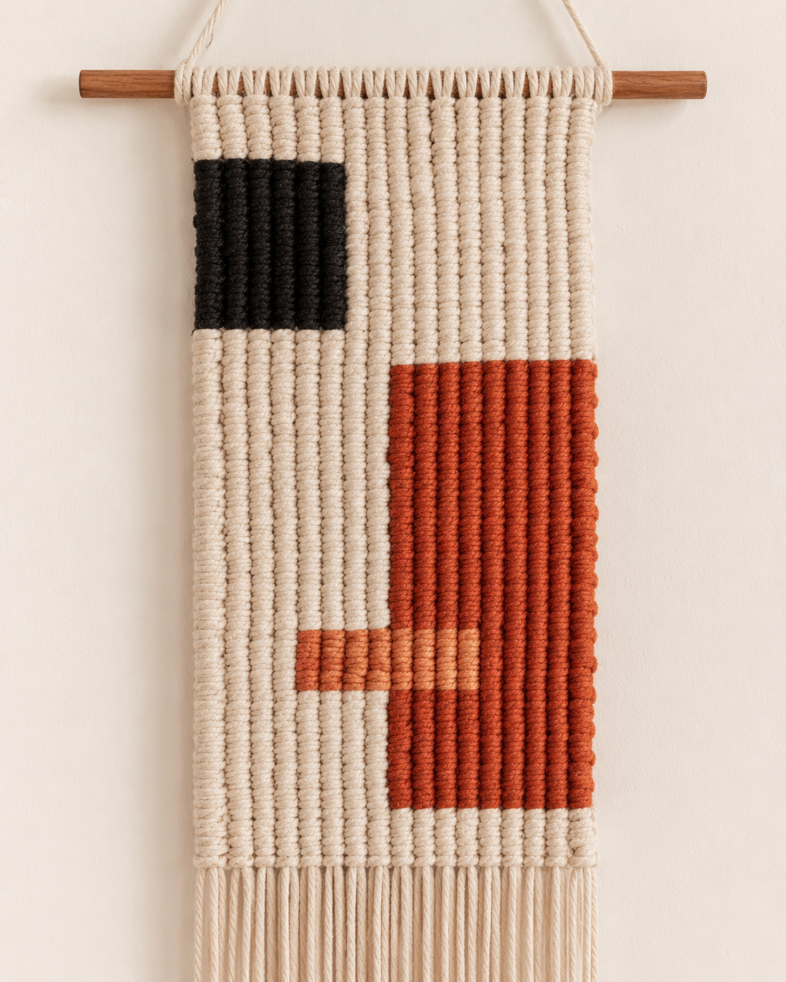 Block Macrame Wall Hanging