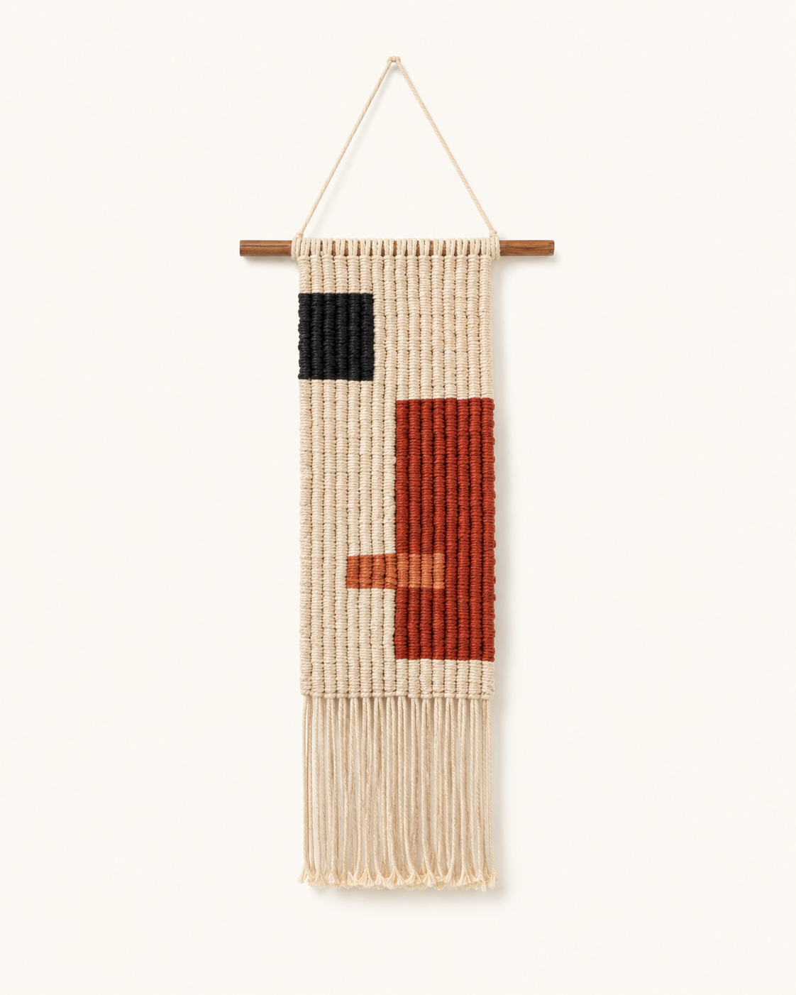 Block Macrame Wall Hanging