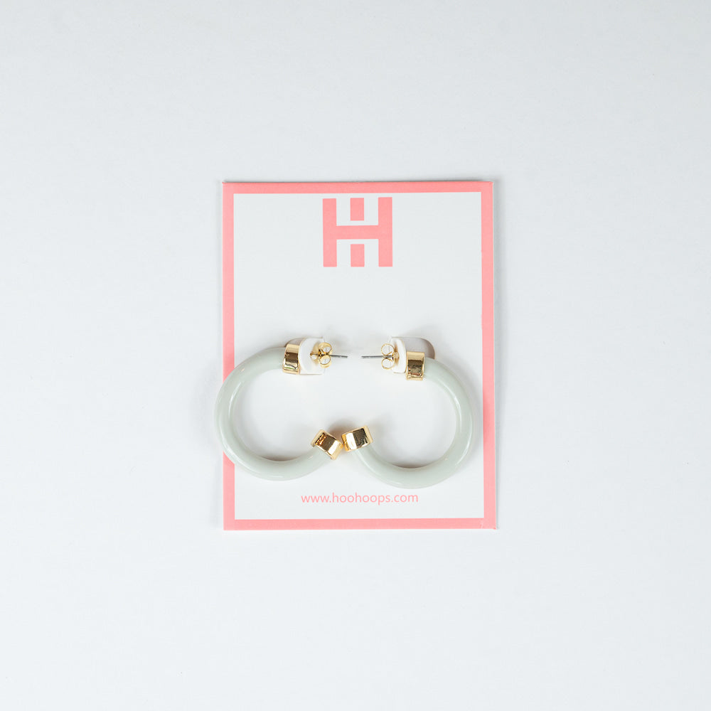 Mini Hoops - Off White