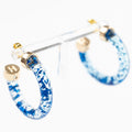 Mini Hoops - Blue Foil