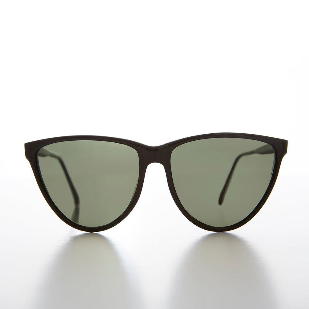 Large Unique Cat Eye Vintage Sunglass - Cecile