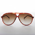 Large Frame Pilot Vintage Sunglass with Gradient Lens - Champ