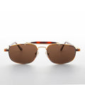 Narrow Rectangular Vintage PIlot Sunglass - Chipper