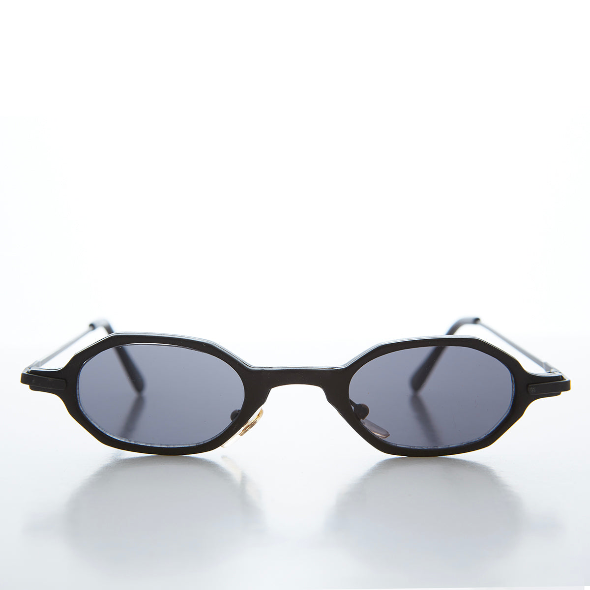 Small Spectacle Vintage Sunglasses - Clay