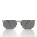 80s Gold Polygon Frame Vintage Sunglass - Cliff