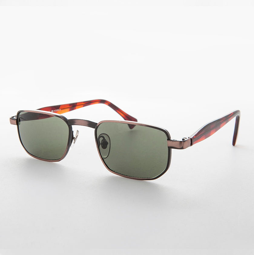 Narrow Rectangular 90s Vintage Sunglass - Clint