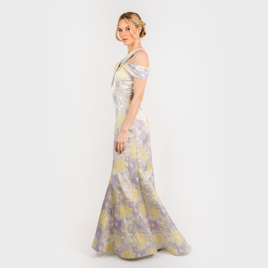 The Off The Shoulder Bow Gown