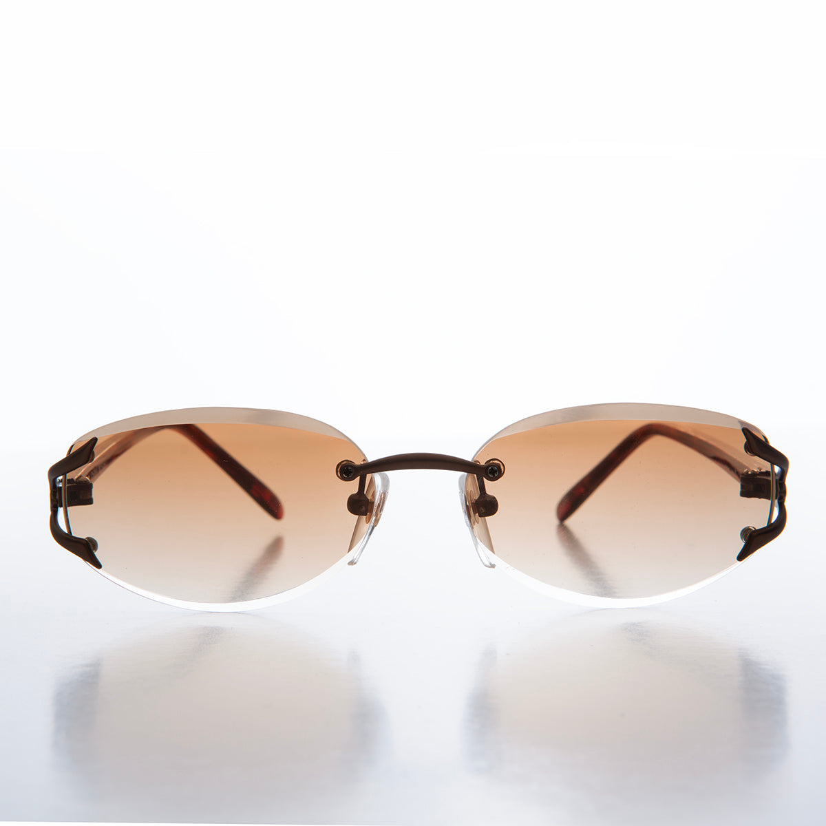 Slim Oval Lens 90s Sunglasses - Cruz