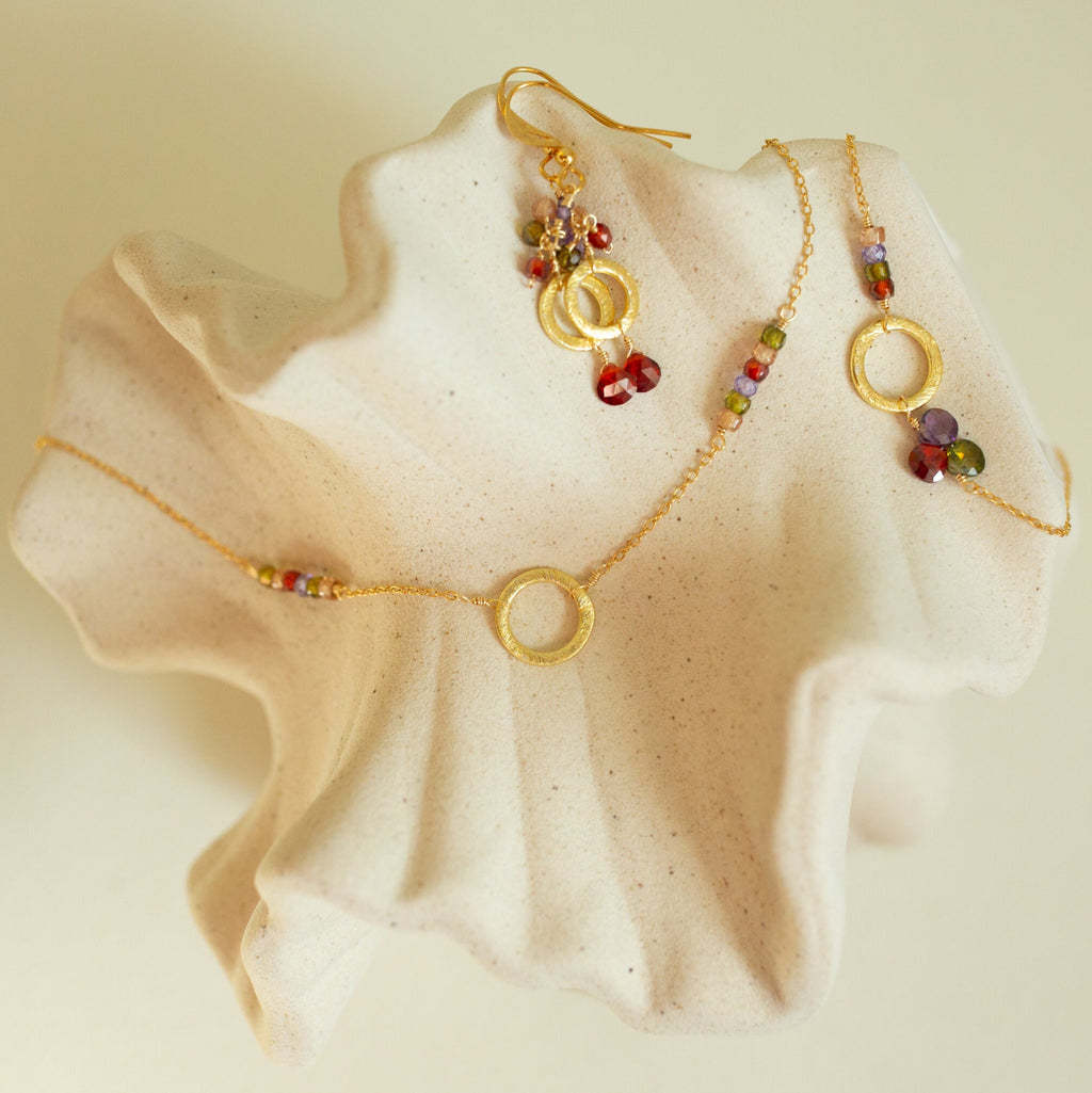 Rainbow Solara Necklace