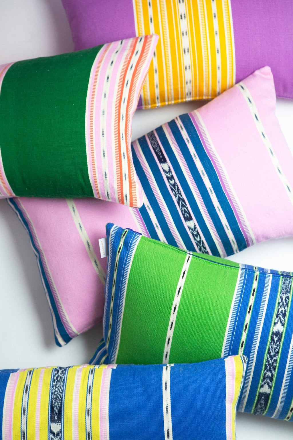 Cantel Pillow - Green & Blue