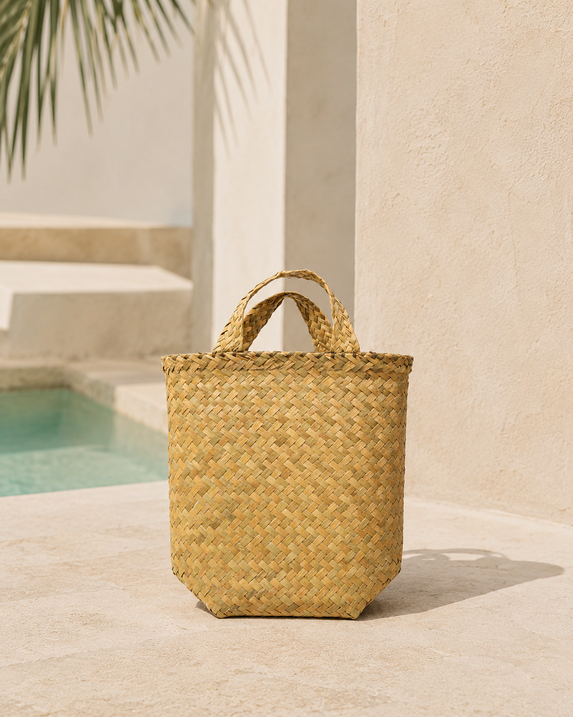 Isla Woven Handbag