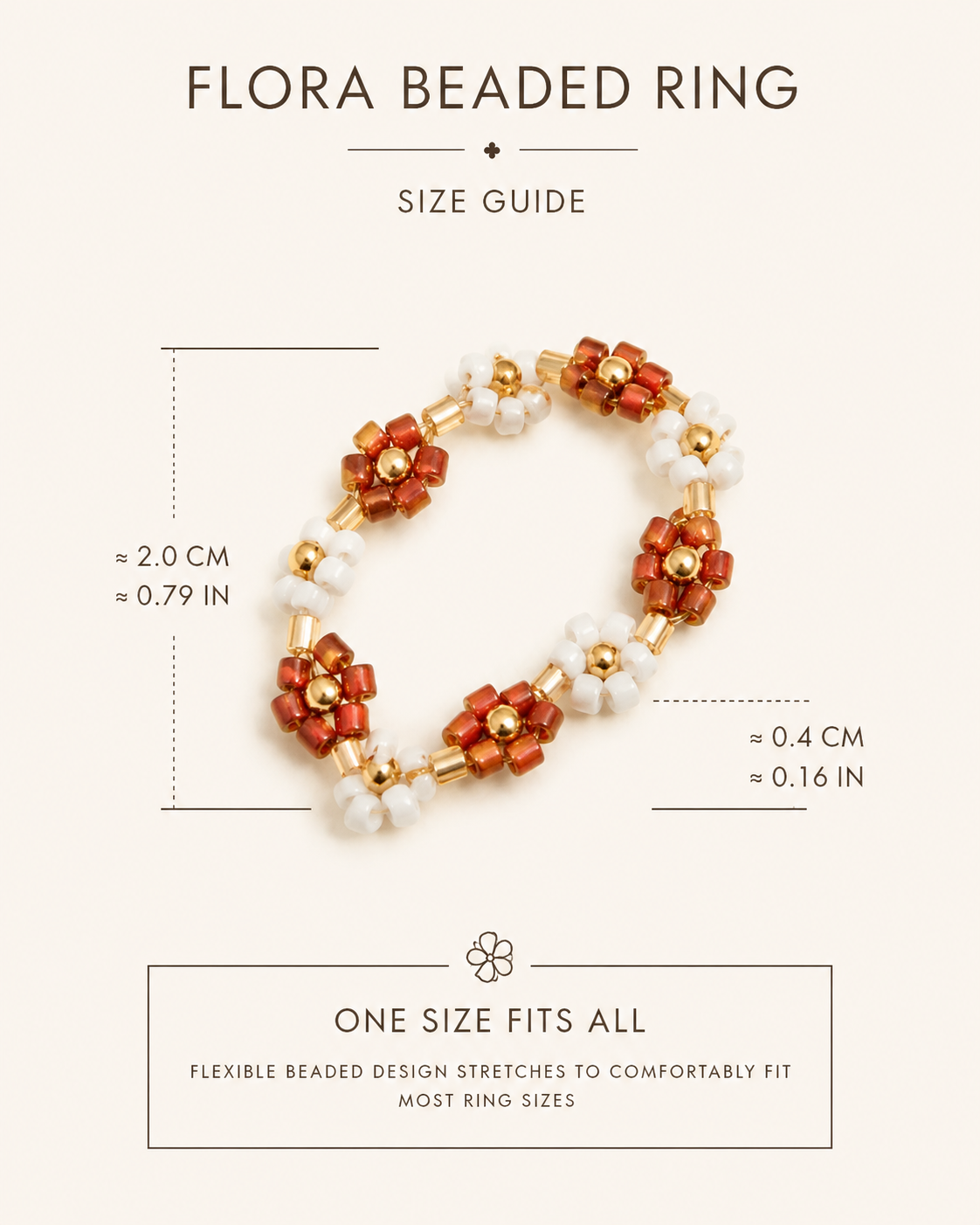Flora Beaded Ring