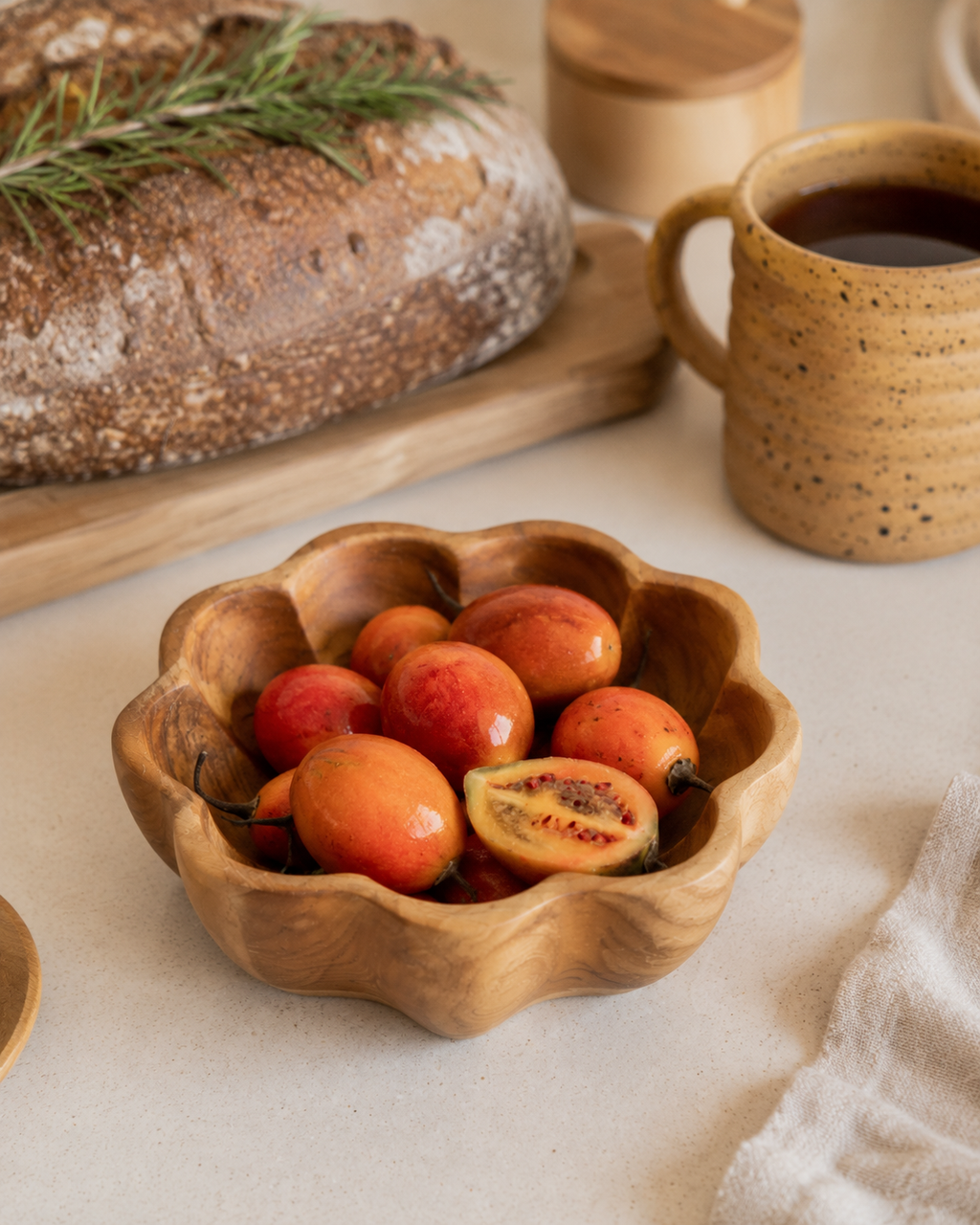 Flora Teak Bowl