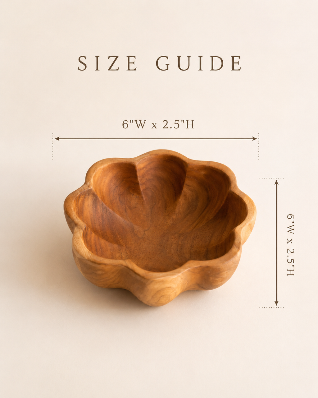 Flora Teak Bowl