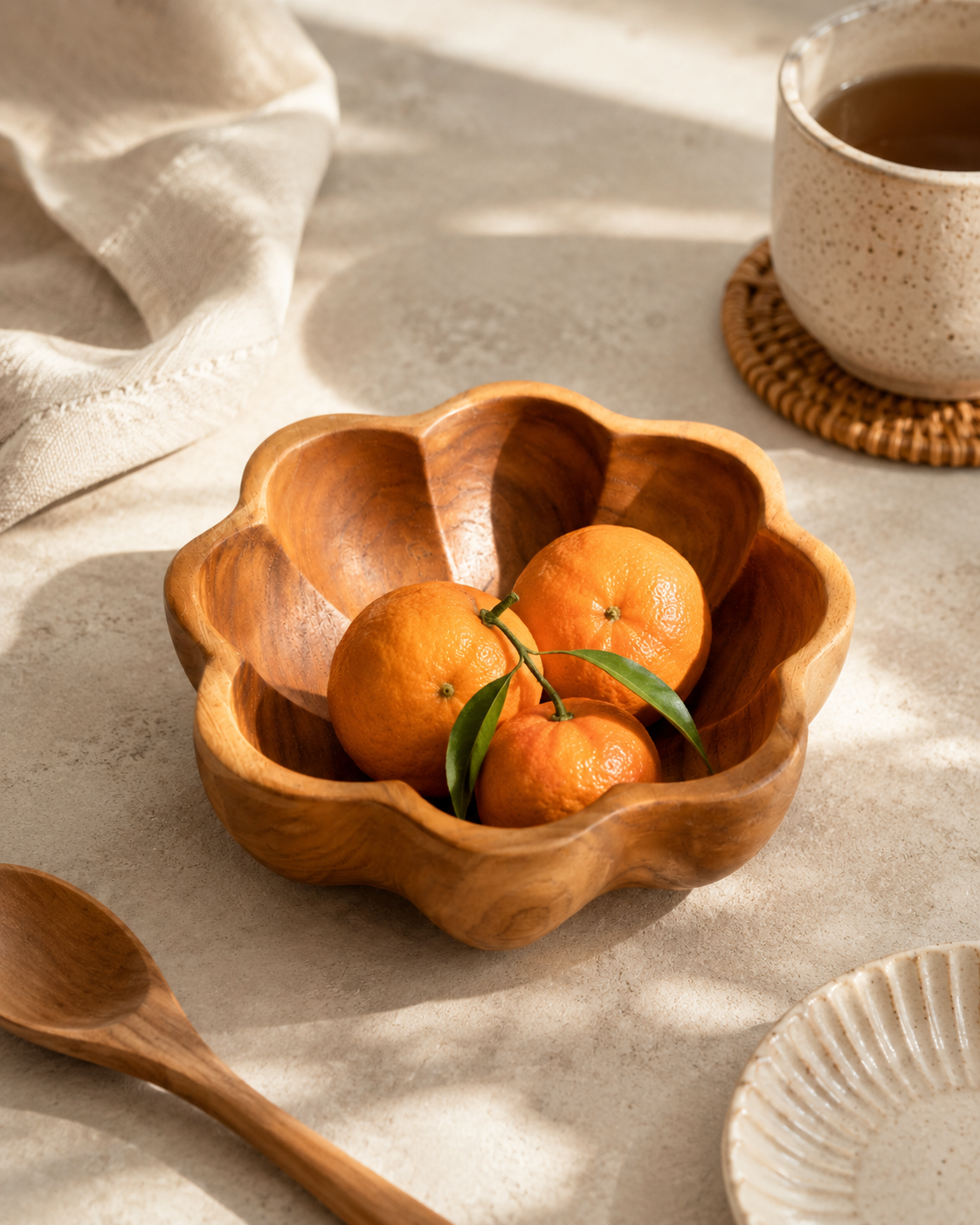 Flora Teak Bowl