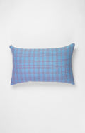 Chiapas Plaid Light Blue Pillow