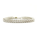 Chunky Foxtail Chainmaille Bracelet in Silver