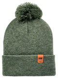 Classic Cuffed Pom Pom Beanie, Forest Green
