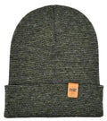 Classic Fusion Cuffed Beanie, Black and Green