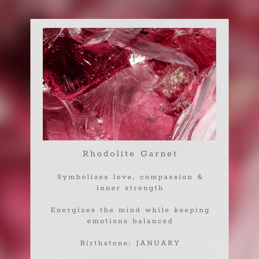 Rhodolite Garnet Ballet Necklace