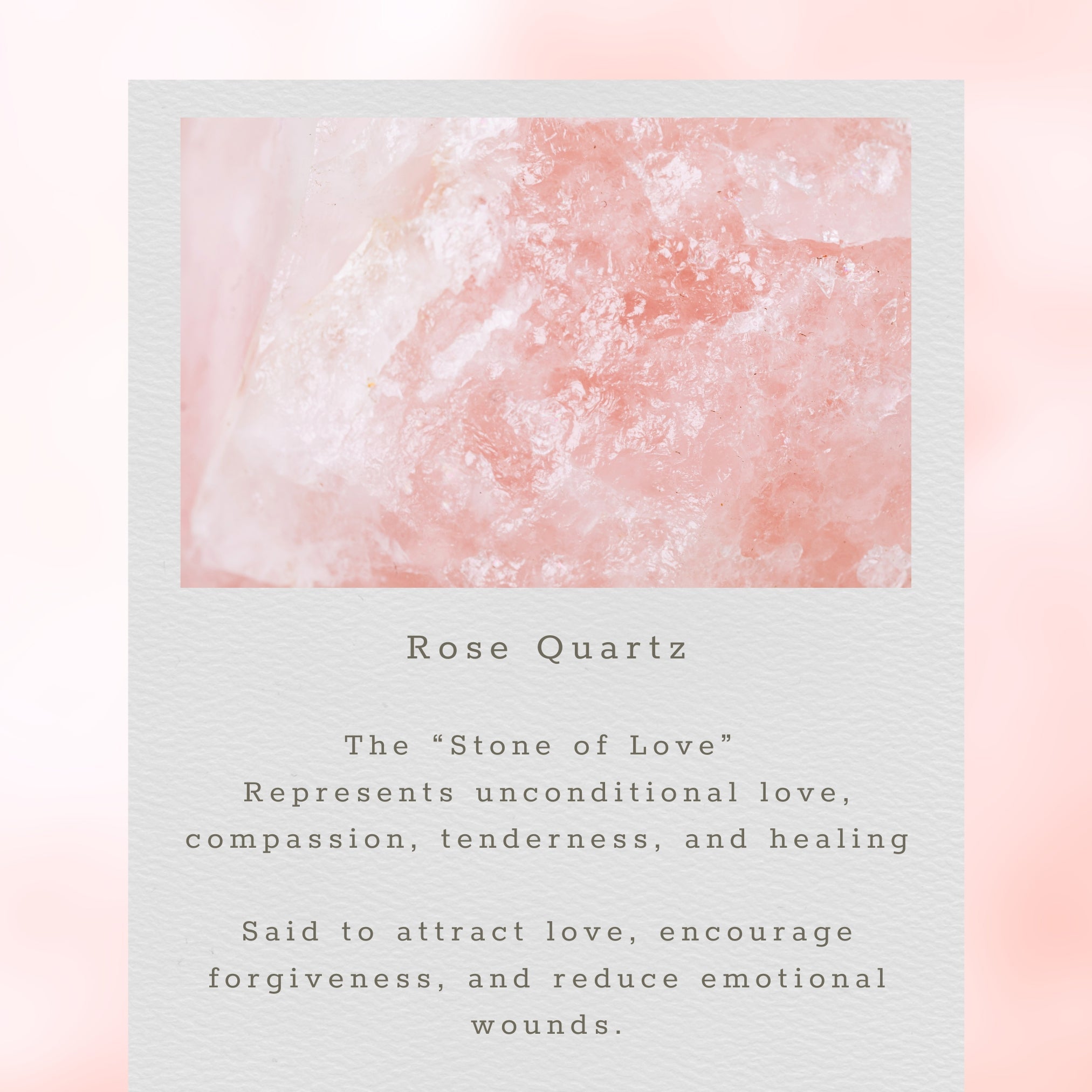 Rose Quartz Halo Necklace