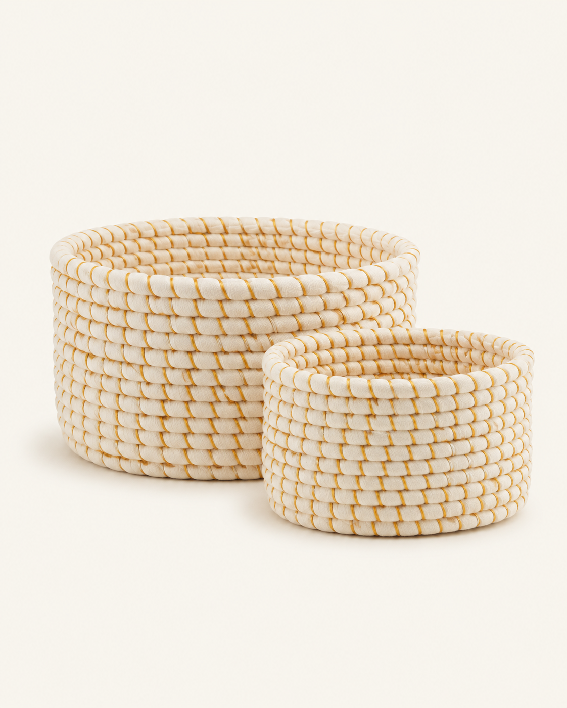 Cotton Stacking Baskets