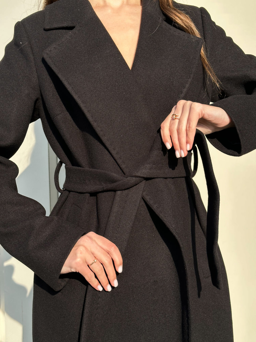 Pre-Order. Re-Stock Ships March 20, 2026. Astoria Classic Wraparound Wool Blend Overcoat