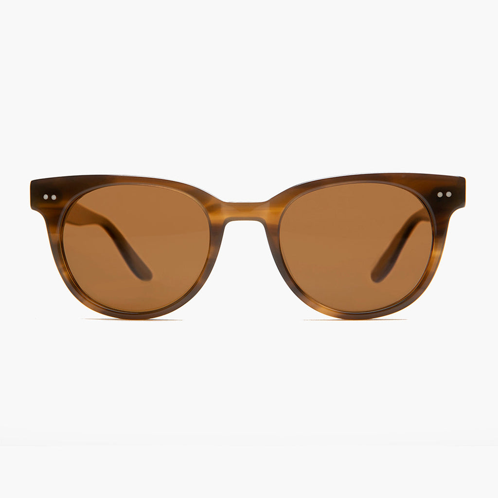 Round Hipster Sunglass with Polarized Lens - Darcy