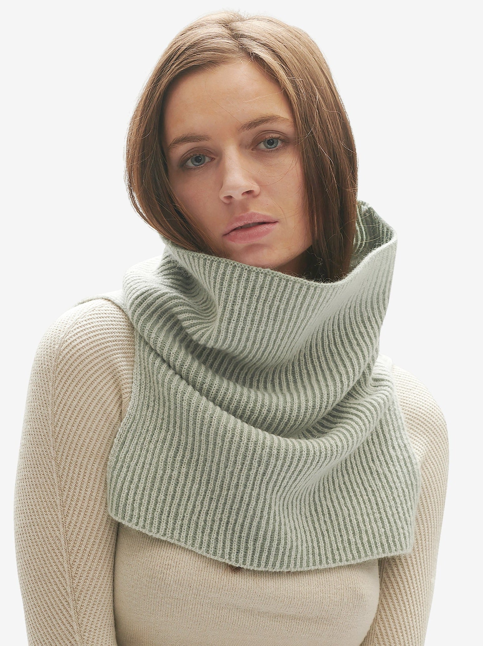 Wool Neck Gaiter - Slate Gray
