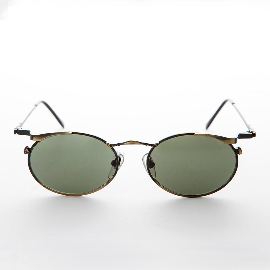 Oval Punk Grunge Steampunk Vintage Sunglass - Dieselgoth