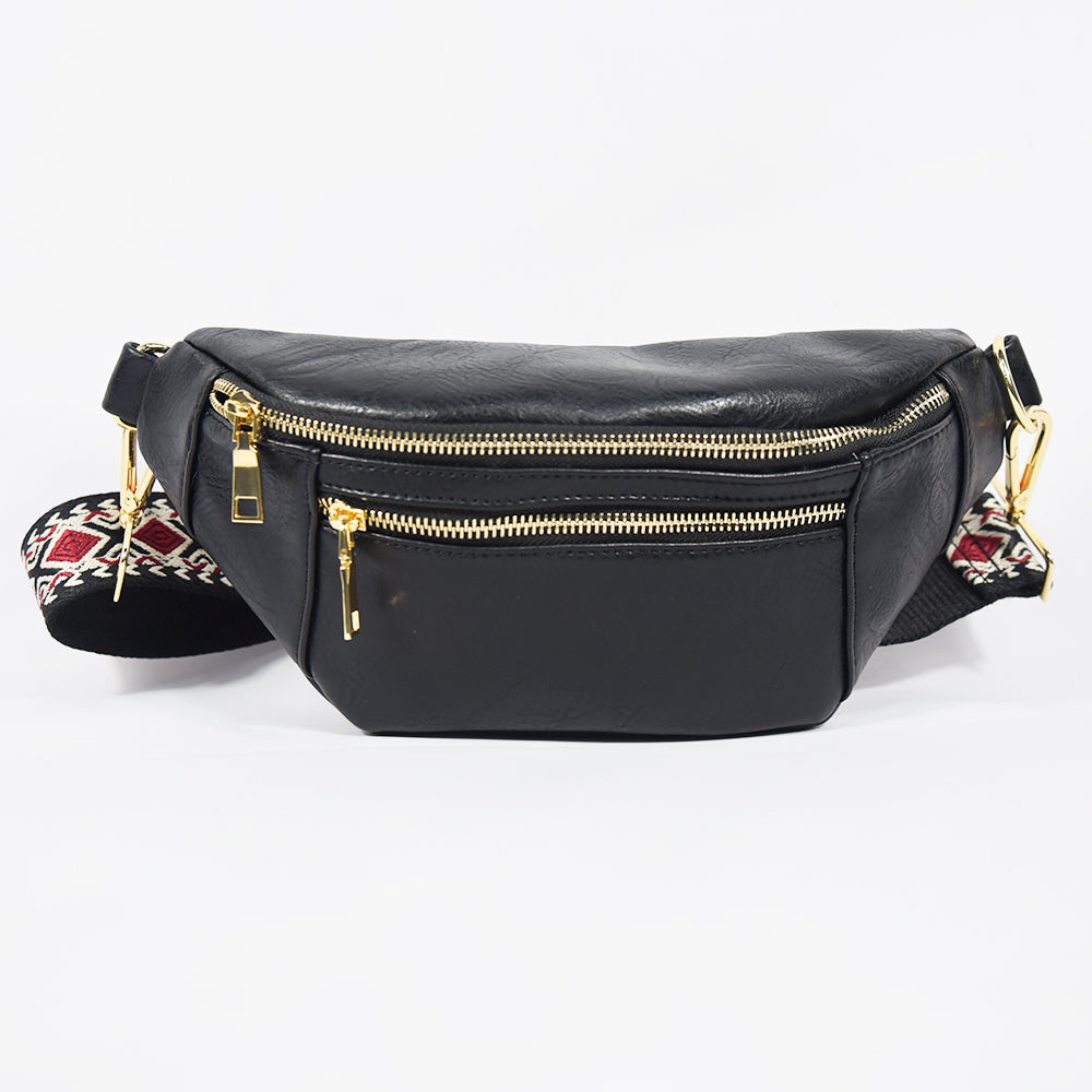 The Soho | Dual Zipper Sling Bag