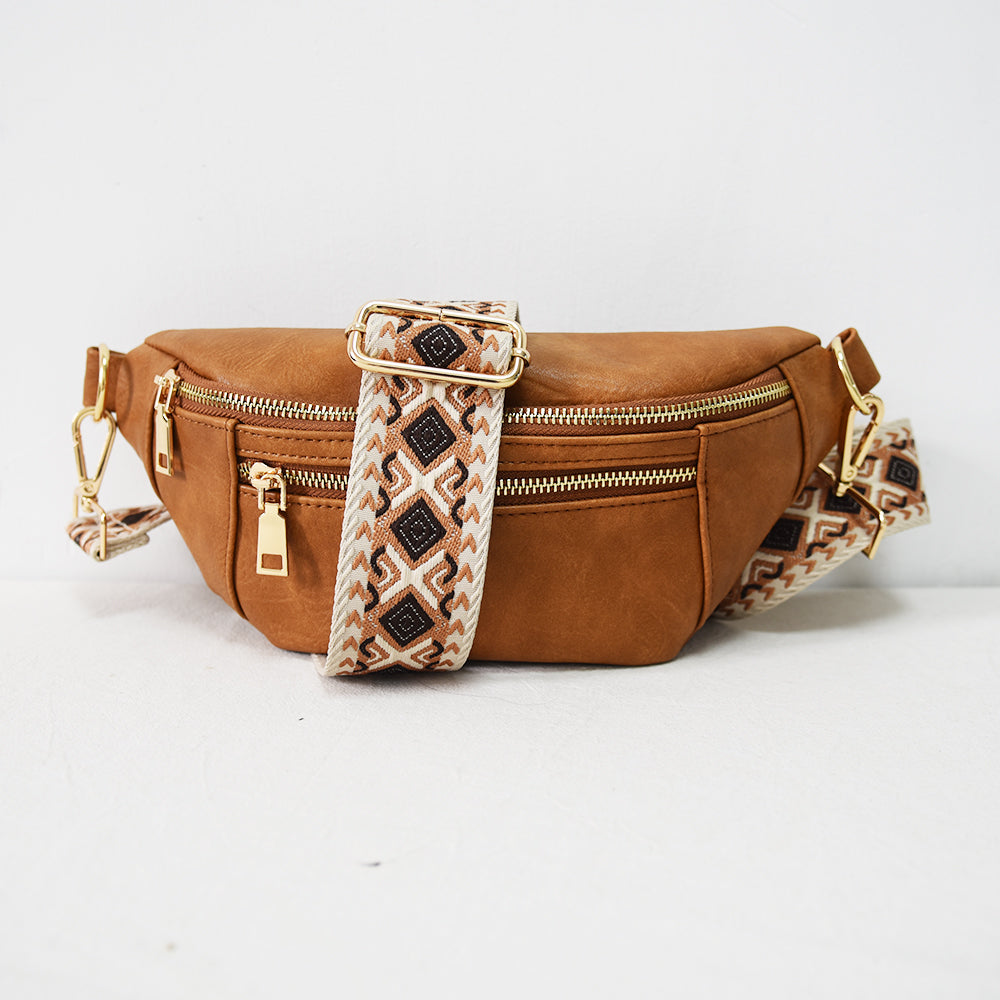 The Soho | Dual Zipper Sling Bag