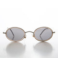 Small Delicate Oval Vintage Sunglasses - Dwyer