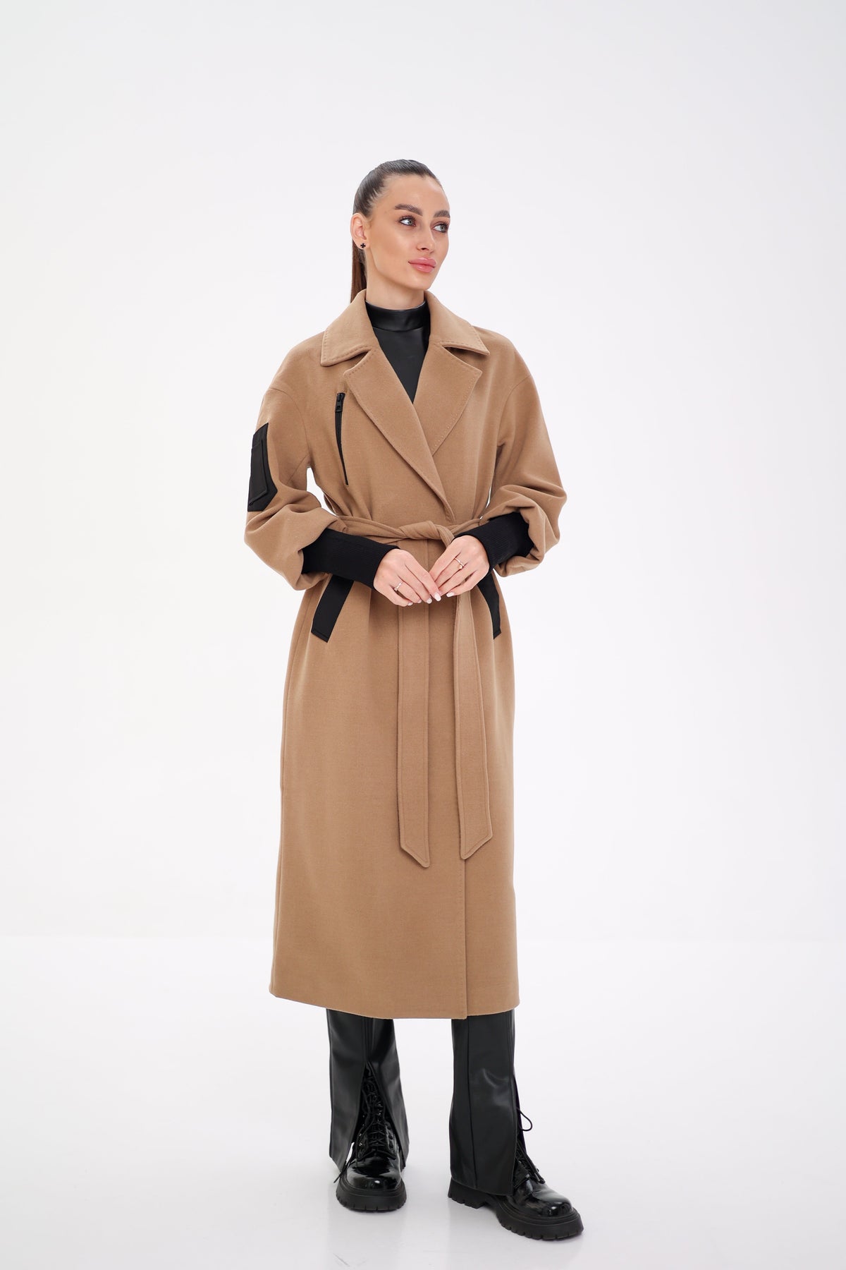 Alexa Wool Blend Overcoat