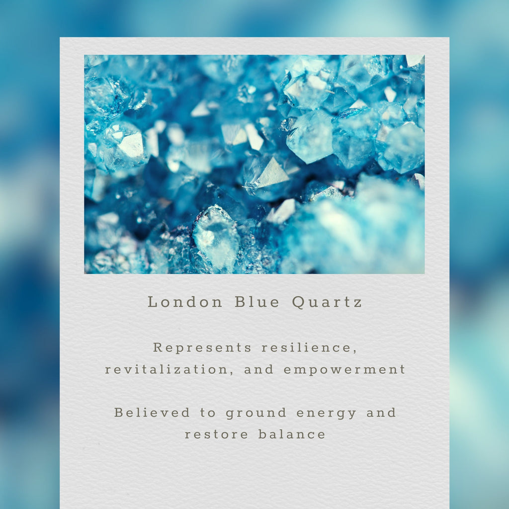 London Blue Quartz and Green Onyx Drop Pendants