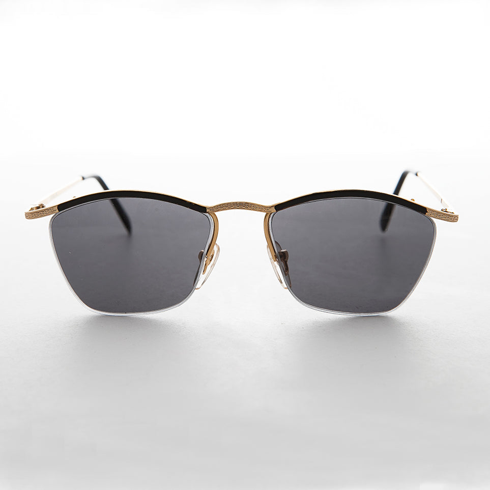 90s Gold Delicate Vintage Sunglass  - Francis